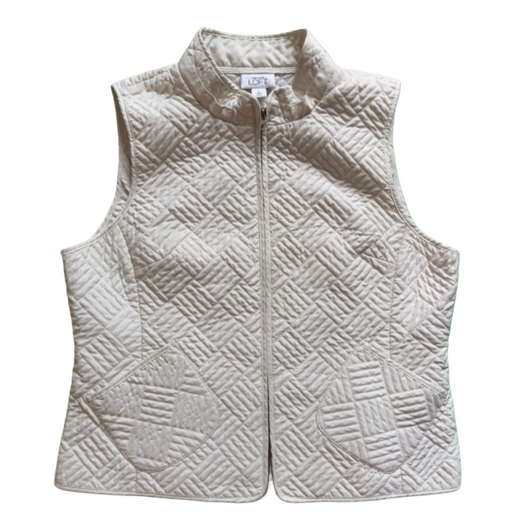 Ann Taylor Quilted Vest